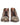 Dolce & Gabbana Brown Leather Runway Studs Ankle Boots Shoes