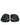 Dolce & Gabbana Black Straw Raffia Slides Sandals Flats Shoes