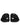 Dolce & Gabbana Black Fabric Woven Slides Sandals Flats Shoes