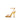 Jimmy Choo Orange Silk Stiletto Heel Sandals