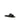 Valentino Garavani Black Rubber Flat Sandals