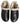 Dolce & Gabbana Beige Black Fur Shearling Slides Sandals Shoes