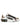 Dolce & Gabbana White Gold Studded Portofino Sneakers Shoes