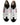 Dolce & Gabbana Black White Leather Suede Low Top Sneakers Shoes
