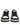 Dolce & Gabbana White Black DG Logo King Patch Low-Top Sneaker Shoes