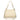 Mario Valentino Beige Polyurethane Women's Bag with Adjustable and Removable Strap