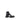 Alexander McQueen Black Calf Leather Bos Taurus Lace-Up Boots