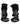 Dolce & Gabbana Stiletto Sandals Socks Knee High Boots Black