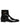 Dolce & Gabbana Black Leather Logo Buckle Mid Calf Boots Shoes