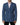 Dolce & Gabbana Blue Cotton Double Breasted Men Coat Blazer