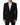 Dolce & Gabbana Black Stripes Wool Single Breasted Blazer