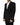 Dolce & Gabbana Black Stripes Wool Single Breasted Blazer