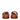 Miu Miu Brown Leather Ballet Flats
