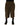 Dolce & Gabbana Brown Silk Mid Waist Pleated Bermuda Shorts