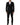 Dolce & Gabbana Black Stripes Slim Fit Formal 3 Piece Suit