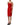Dolce & Gabbana Red Stretch Bodycon Sheath Knee Length Dress
