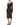 Dolce & Gabbana Black Key Print Long Sleeves Sheath Midi Dress