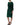 Dolce & Gabbana Green Leopard Print Silk Knee Length Dress