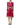 Dolce & Gabbana Fuchsia Pink Lace Detail A-line Midi Dress