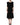 Dolce & Gabbana Black Viscose Short Sleeve A-line Midi Dress