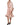 Dolce & Gabbana Light Pink Silk Turkey Feather Wrap Midi Dress