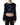 Dolce & Gabbana Blue Sequined Long Sleeves Crop Blouse Top