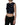 Dolce & Gabbana Blue Sequined Sleeveless Cropped Tank Top