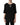 Dolce & Gabbana Black Floral Silk Heart Appliqué Blouse Top