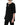 Dolce & Gabbana Black Floral Silk Heart Appliqué Blouse Top