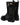 Dolce & Gabbana Black Patchwork Leather Mid Calf Boots Shoes
