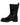 Dolce & Gabbana Black Patchwork Leather Mid Calf Boots Shoes
