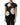 Dolce & Gabbana Black White Floral Lace Short Sleeve Blouse Top