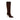 Santoni Brown Calf Leather Bos Taurus High Heel Boots