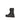 Alexander McQueen Black Calf Leather Bos Taurus Lace-Up Boots