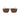 Lacoste Brown Metal Sunglasses