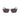 Lacoste Black Metal Sunglasses
