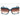 Police Blue Acetate Sunglasses