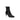 Alexander McQueen Black Calf Leather Bos Taurus Lace-Up Boots