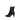 Alexander McQueen Black Calf Leather Bos Taurus Lace-Up Boots