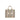 Chloé Brown Linen Handbag
