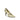 Versace Gold Calf Leather Bos Taurus High Heel Pumps