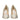 Jimmy Choo Gold Plastic High Heel Pumps