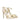 Jimmy Choo Beige Satin Platform Sandals