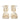 Jimmy Choo Beige Satin Platform Sandals