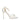 Jimmy Choo White Leather Platform Sandals