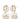 Jimmy Choo White Leather Platform Sandals