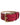 Dolce & Gabbana Red Calfskin Leather Gold Buckle Belt Strap Bracelet