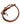Dolce & Gabbana Brown Textured Leather Gold Buckle Belt Strap Bracelet