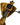 Dolce & Gabbana Men Mustard 100% Silk Adjustable Neck Papillon Bow Tie