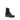 Santoni Black Calf Leather Bos Taurus Ankle Boots